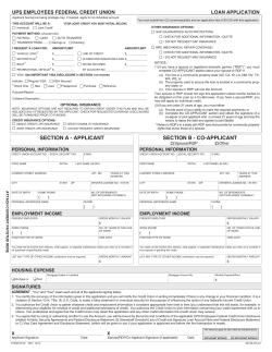 Apply Now - UPS Employees Federal Credit Union