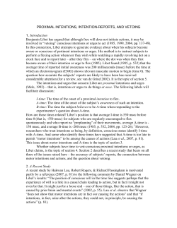 Proximal Intentions, Intention-Reports, and Vetoing