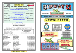 NEWSLETTER - Martlesham Heath Aviation Society