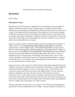 Rationalism