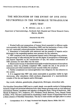 (NBT) Test - Clinical Science