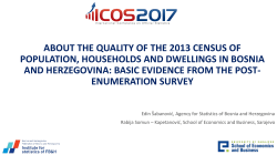 about the quality of the 2013 census of population, households and