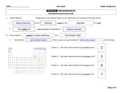 030-Determining Valence Electrons-Prof
