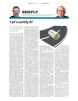 BRIEFLY - Robins Kaplan LLP