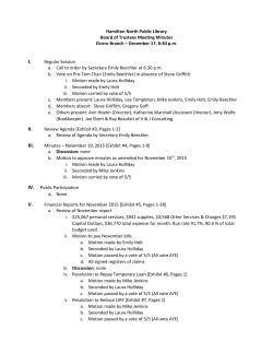 December 2015 - Hamilton North Public Library