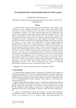 CO2 Reduction Rate of Photosynthetic Bacteria with