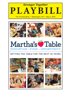 Setting the Table for the Next 35