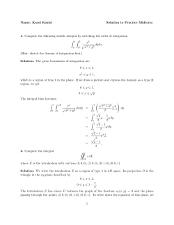 Practice Midterm Solutions