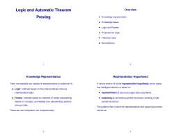 Logic and Automatic Theorem Proving