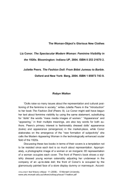 The Woman-Object`s Glorious New Clothes