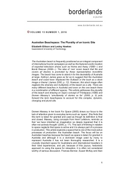 Australian Beachspace - Borderlands e