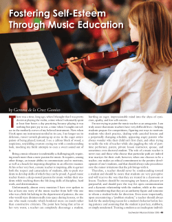 Fostering Self-Esteem Through Music Education