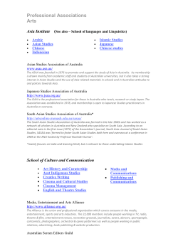 Professional arts associations