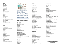 High School Graduation Gift Ideas Presented by Gift Solutions