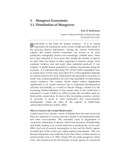 Distribution of Mangroves PDF