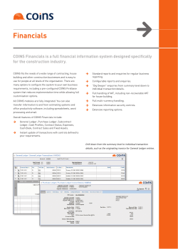 Financials - COINS Global