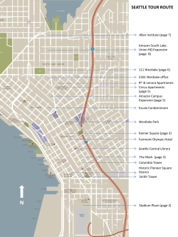 CREW Seattle and Sound Insiders Tour route