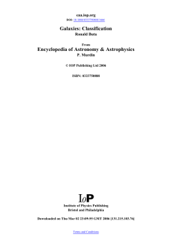 Galaxies - Caltech Astronomy