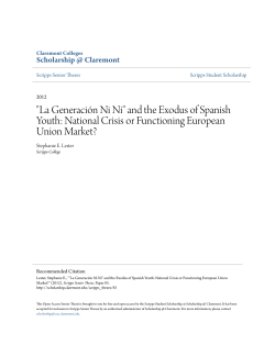 and the Exodus of Spanish Youth