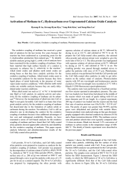 Activation of Methane to C2 Hydrocarbons over Unpromoted