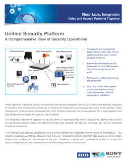 Unified Security Platform