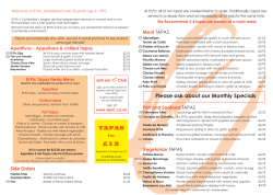 Please ask about our Monthly Specials