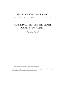 Fordham Urban Law Journal