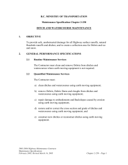 Chapter 2 - Drainage Maintenance