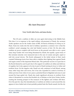 Hic Sunt Dracones! - Journal of Military and Strategic Studies