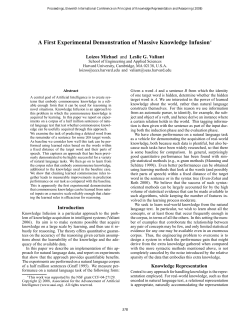 A First Experimental Demonstration of Massive