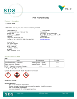 PTI Nickel Matte