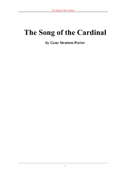 The Song of the Cardinal by Gene Stratton