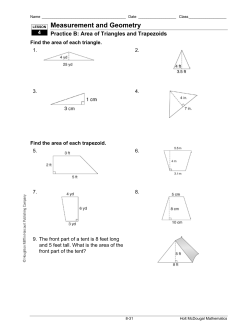 Measurement and Geometry