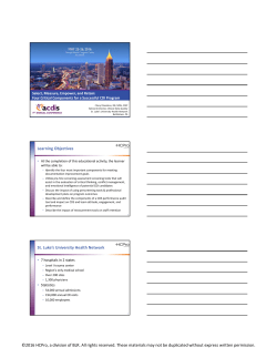 2016 Conference, Track 2:Select, Measure, Empower, and