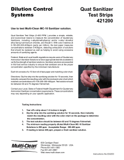 Quat test strips - Multi