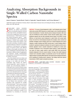 Analyzing Absorption Backgrounds in Single