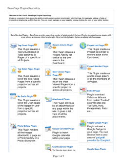 This Plugin creates a Tag Cloud based on Tags assigned to Pages
