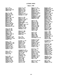 March 1, 1989 - Cancer Research