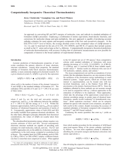 Computationally Inexpensive Theoretical