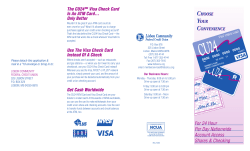 CU24sm VISA CHECK CARD - Lisbon Community Federal Credit