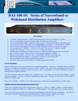DA1-100-10 - Precision Test Systems