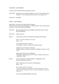 2015 conference programme