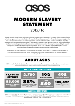 Modern Slavery Statement