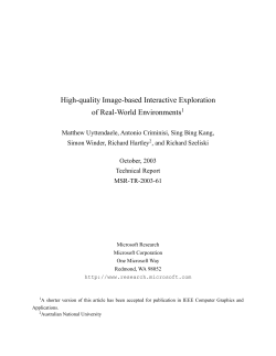 High-quality Image-based Interactive Exploration of Real