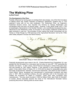 The Walking Plow