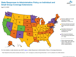 State Responses to Administration Policy on Individual and Small