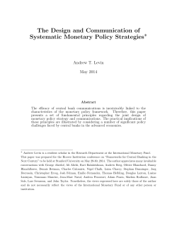 The Design and Communication of Systematic