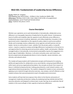 syllabus - Harvard Kennedy School