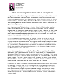 National antiviolence organizations demand justice for Anna