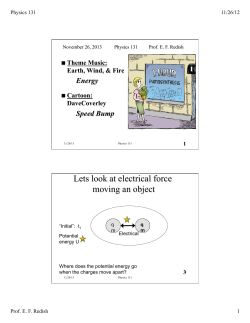 Lets look at electrical force moving an object